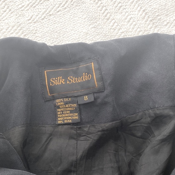 Vintage 100% Silk Mini Dress - Picture 11 of 11